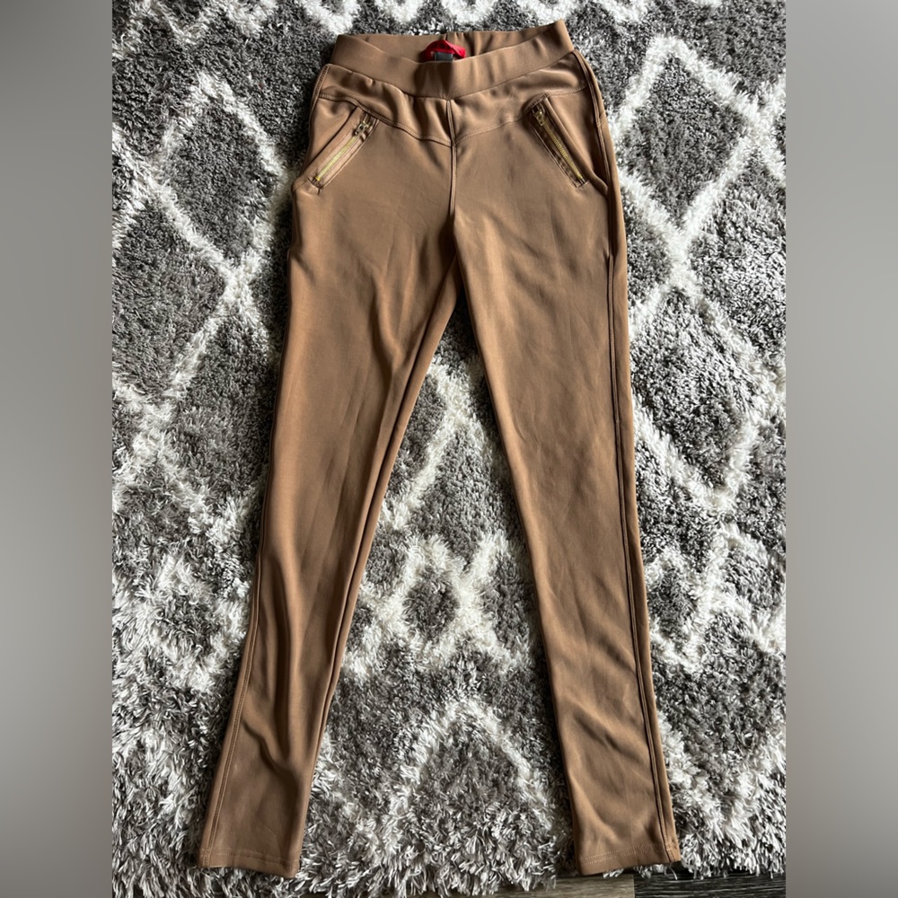 Hot Kiss Small Tan Business Pants